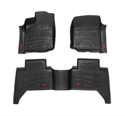 Sure-Fit Floor Mats FR &amp; RR Toyota Tacoma 2WD/4WD (2016-2023) Rough Country