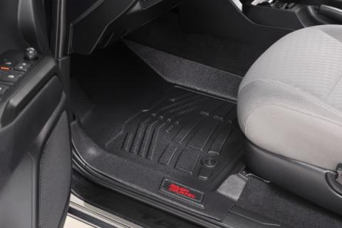 Sure-Fit Floor Mats FR &amp; RR Toyota Tacoma 2WD/4WD (2016-2023) Rough Country