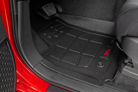 Sure-Fit Floor Mats Front &amp; Rear Double Cab Toyota Tacoma (24-26) Rough Country
