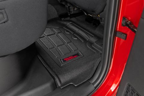 Sure-Fit Floor Mats Front &amp; Rear Double Cab Toyota Tacoma (24-26) Rough Country