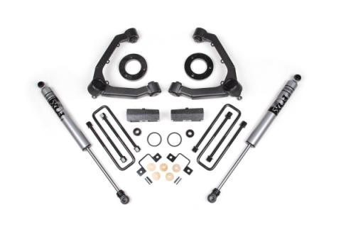 23-26 GM Colorado Trail Boss/GMC AT4 3 Inch Adventure Series Lift Kit, 2.5 Inch Rear Lift, Block - Fox Adv Series Shocks Zone Offroad