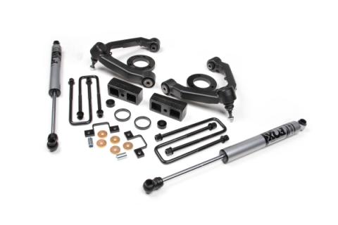 23-26 GM Colorado Trail Boss/GMC AT4 3 Inch Adventure Series Lift Kit, 2.5 Inch Rear Lift, Block - Nitro Shocks Zone Offroad