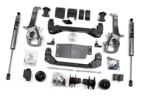 13-18 RAM 1500 4WD 4 Inch Lift Kit Fox Shocks Zone Offroad