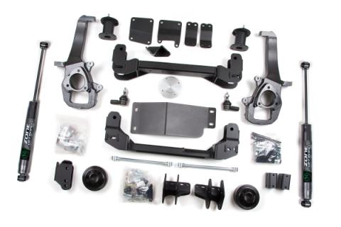 13-18 Ram 1500 4WD 4 Inch Suspension Lift Kit, 3 Inch Rear Lift, Coil Spring - Nitro Loaded Struts, Nitro Shocks Zone Offroad
