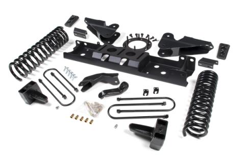 19-24 RAM 3500 4.5 Inch Radius Arm Bracket 3 Inch Rear Block With Overload Diesel 6-Bolt T-Case Fox Adventure Shocks Zone Offroad
