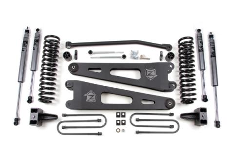 05-07 Ford F-250/F-350 Super Duty 4 Inch Radius Arm Lift Kit Diesel Fox Adventure Shocks Zone Offroad