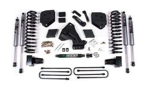 20-22 Ford F-250/F-350 Super Duty 7 Inch Radius Arm Drop Lift Kit Fox Adventure Shocks Gas Zone Offroad