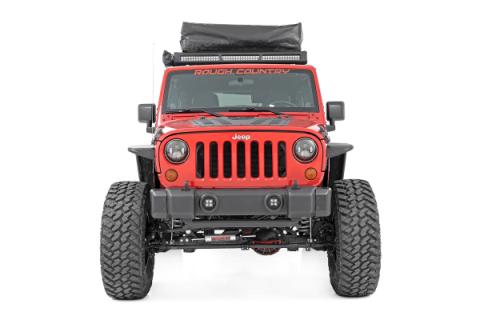 Jeep Front Bumper Caps 07-18 Wrangler JK Rough Country