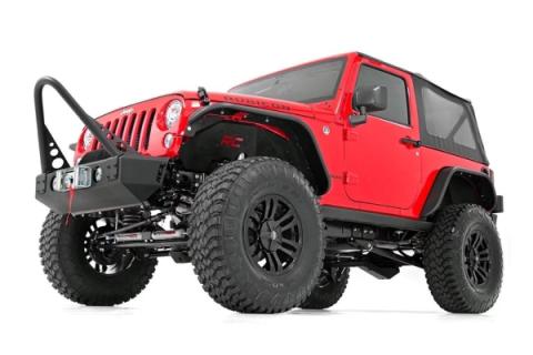 Jeep Front &amp; Rear Inner Fenders Set 07-18 Wrangler JK Rough Country