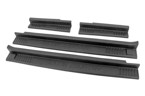Jeep Front &amp; Rear Entry Guards 07-18 Wrangler JK Rough Country