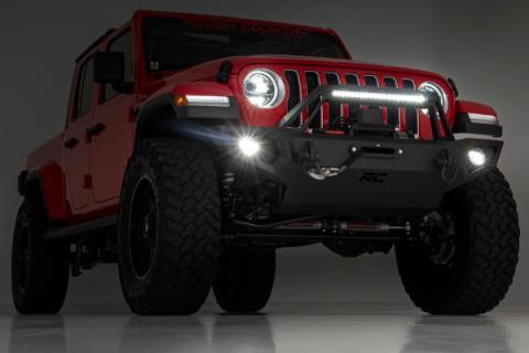 Jeep Full Width Front Trail Bumper JK/JL/JT Gladiator Rough Country