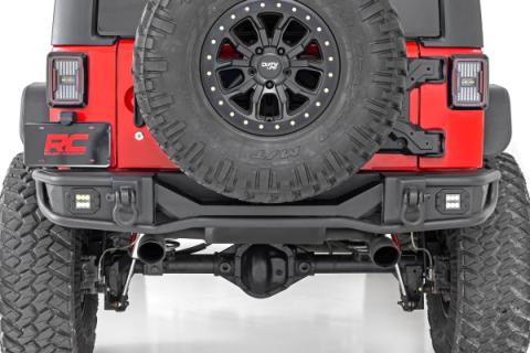 Rear Bumper Tubular 07-18 Jeep Wrangler JK Rough Country