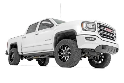 SRX2 Adjustable Aluminum Step Crew Cab 07-18 Chevy/GMC 1500/2500HD/3500HD Rough Country