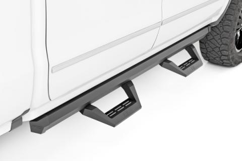 SRX2 Adjustable Aluminum Step Crew Cab 07-18 Chevy/GMC 1500/2500HD/3500HD Rough Country