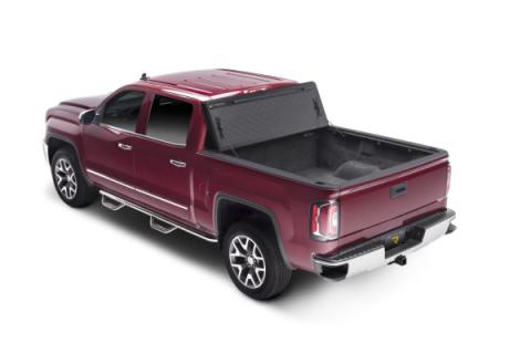 BAKFlip FiberMax Hard Folding Truck Bed Cover 2016-2023 Toyota Tacoma 5 Foot Bed with Deck Rail System BAK