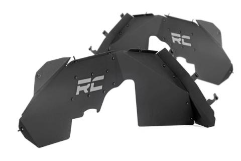 Jeep Front Inner Fenders Vertex Shocks 07-18 Wrangler JK Rough Country