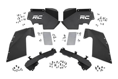 Jeep Front Inner Fenders Vertex Shocks 07-18 Wrangler JK Rough Country