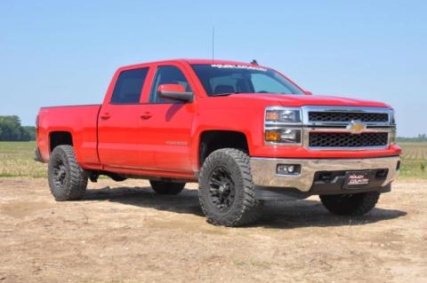 2.5 Inch Leveling Lift Kit w/N3 Loaded Struts 07-16 Silverado/Sierra 1500 Cast Steel &amp; Cast Aluminum Rough Country
