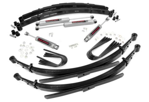 2 Inch Suspension Lift System 52 Inch Rear Springs 73-76 C10/K10/K5 Blazer/C15/K15/Jimmy Rough Country
