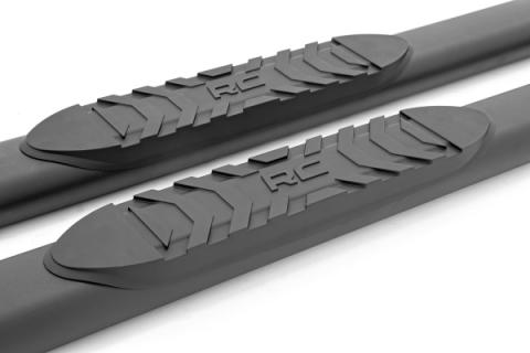 Oval Nerf Step 4.5 Inch 4-Door Black 21-Up Ford Bronco 4WD Rough Country