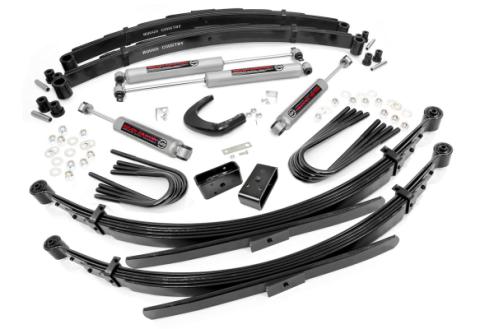6 Inch Suspension Lift System 56 Inch Rear Springs 77-87 C10/K10 77-87 K5 Blazer 77-87 C15/K15 77-87 Jimmy Rough Country