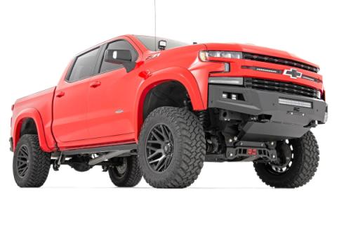 6 Inch Suspension Lift Kit Vertex Coilovers &amp; V2 Shocks 19-20 Silverado/Sierra 1500 4WD/2WD Rough Country