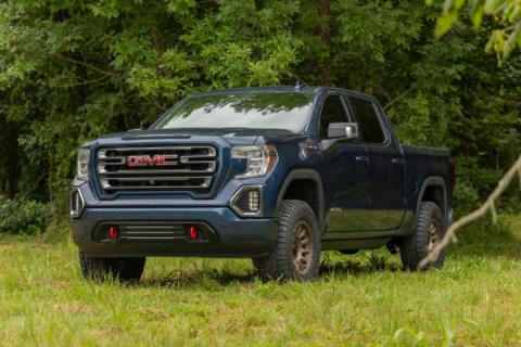 3.5 Inch Suspension Lift Kit w/Forged Upper Control Arms &amp; Loaded Struts 19-20 GMC Silverado/Sierra 1500 4WD/2WD Rough Country