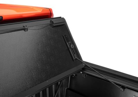 BAKFlip G2 Hard Folding Truck Bed Cover Rail Mounts Near Top of Bed Rail 2005-2015 Toyota Tacoma 5 Foot Bed with Deck Rail System BAK