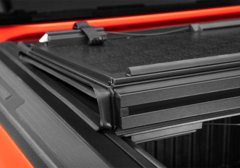 BAKFlip G2 Hard Folding Truck Bed Cover Rail Mounts Near Top of Bed Rail 2005-2015 Toyota Tacoma 5 Foot Bed with Deck Rail System BAK
