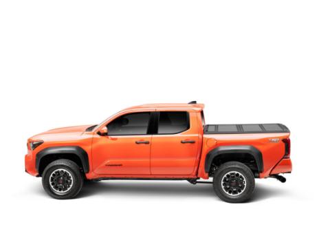 BAKFlip G2 Hard Folding Truck Bed Cover Rail Mounts Near Top of Bed Rail 2005-2015 Toyota Tacoma 5 Foot Bed with Deck Rail System BAK