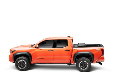 BAKFlip G2 Hard Folding Truck Bed Cover Rail Mounts Near Top of Bed Rail 2005-2015 Toyota Tacoma 5 Foot Bed with Deck Rail System BAK