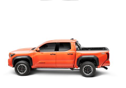 BAKFlip G2 Hard Folding Truck Bed Cover Rail Mounts Near Top of Bed Rail 2005-2015 Toyota Tacoma 5 Foot Bed with Deck Rail System BAK
