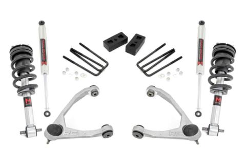 3.5 Inch Lift Kit Cast Steel M1 Strut Silverado/Sierra 1500 (07-13) Rough Country