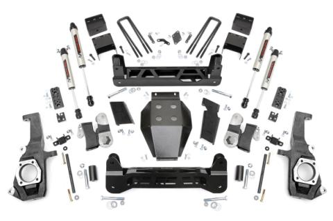 5.0 Inch GM NTD Suspension Lift Kit/V2 (11-19 2500HD/3500HD) Rough Country