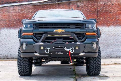 7.5 Inch Suspension Lift Kit Vertex Coilovers &amp; Vertex Adjustable Shocks 07-13 Silverado/Sierra 1500