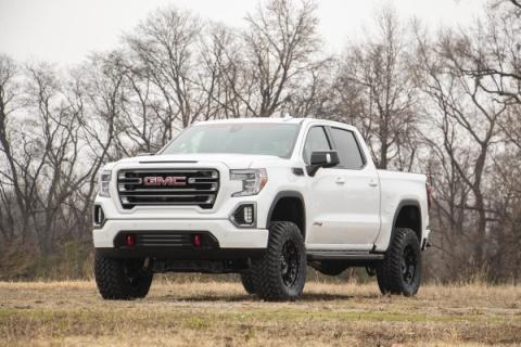 4in GM Suspension Lift Kit Strut Spacers N3 Shocks 19-21 1500 Trailboss/AT4 Diesel PU 4WD Rough Country