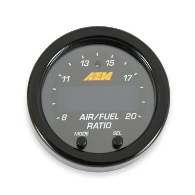 X-Series Wideband UEGO AFR Gauge Kit X-Digital Technology 8.501 to 181 AFR Scale AEM Electronics