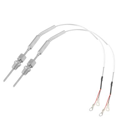 2 K-Type Closed Tip Thermocouple 1800В F (982.2В C) Max Temp Inconel Sheath 1/8 Inch NPT Compression Fitting AEM Electronics