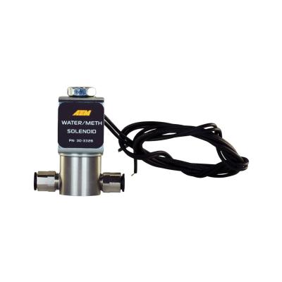 Water/Methanol Solenoid Solenoid is a 2-way, normally closed valve. AEM Electronics