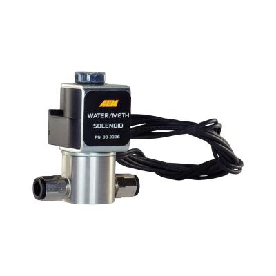 Water/Methanol Solenoid Solenoid is a 2-way, normally closed valve. AEM Electronics