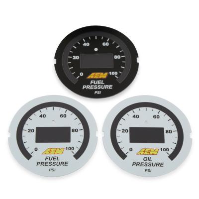 Classic Digital Fuel Pressure Gauge Kit Oil/Fuel Pressure from 0-100 PSI AEM Electronics