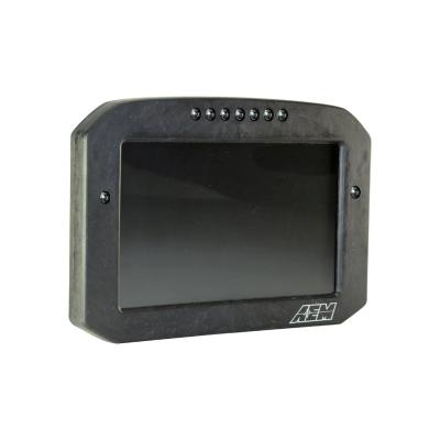 CD-7F Carbon Flat Panel Non-Logging Non-GPS Display 7 Inch Diagonal Screen Wiring Harness Included AEM Electronics
