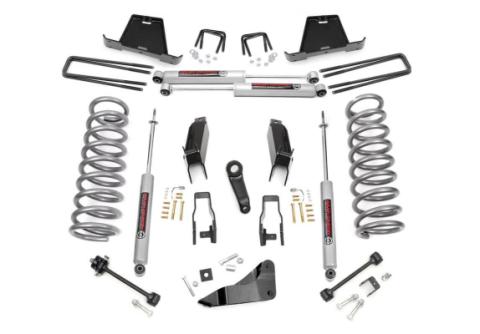 5 Inch Suspension Lift Kit Gas 09-10 Dodge Ram 3500/2500 Mega Cab Rough Country
