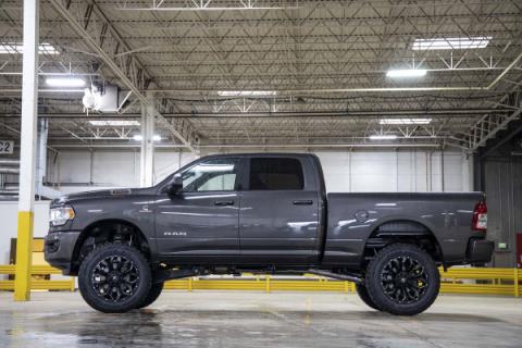 5.0 Inch Dodge Suspension Lift Kit Dual Rate Front and Rear Coil Springs Radius Arms 19-Up Ram 2500 4WD Diesel Rough Country