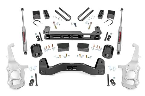 4 Inch Lift Kit with N3 Shocks 21-22 Ford F-150 2WD Rough Country