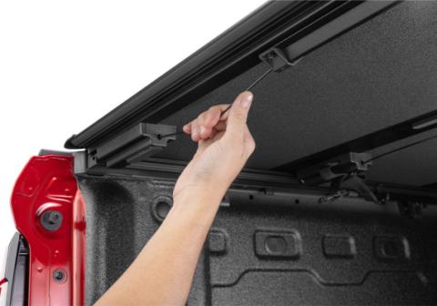 BAKFlip MX4 (GEN 3) Hard Folding Truck Bed Cover Matte Finish 2005-2015 Toyota Tacoma 5 Foot Bed with Deck Rail System BAK