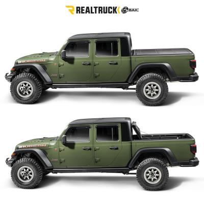 BAKFlip MX4 TS Hard Folding Truck Bed Cover 2022-2025 Toyota Tundra 5 Foot 7 Inch Bed without Deck Rail System without Trail Special Edition Storage Boxes BAK