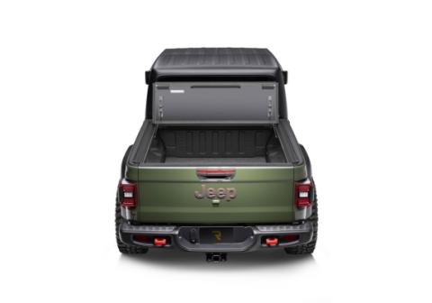 BAKFlip MX4 TS Hard Folding Truck Bed Cover 2022-2025 Toyota Tundra 5 Foot 7 Inch Bed without Deck Rail System without Trail Special Edition Storage Boxes BAK