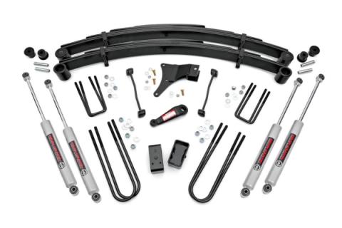 4 Inch Suspension Lift Kit Preminum N3 Shocks 99 Ford F-250/F-350 Super Duty Rough Country