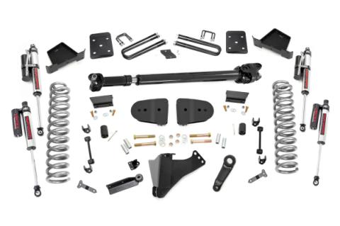 4.5 Inch Suspension Lift Kit w/Front Drive Shaft Vertex 17-19 F-250/350 4WD 4 Inch Axle Diesel Rough Country